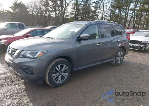 2019 Nissan Pathfinder Sv из США, поврежденный, VIN 5N1DR2MM3KC576968